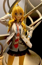 Kaori Miyazono Figure 8” /Your Lie in April Anime /Prize Taito School Uniform.