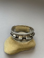 Massiver 925 Silber Armreif – 120g – Vintage Ethno Design