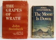John Steinbeck The Grapes of Wrath 1939 BCE, The Moon is Down 1942 1st Later