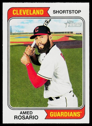 2023 Topps Heritage #111 Amed Rosario | Baseball Card