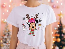 Image of Mickey and Friends Reindeer Shirt, Disney Christmas T-Shirt, Christmas Gift