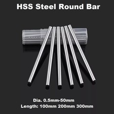 Hss Round Bar Hrc 62 High Speed Steel Rod Dia 0.5-50mm Length 100mm 200mm 300mm Hss Round Bar Hrc 62 High Speed Steel Rod Dia 0.5-50mm Length 100mm 200mm 300mm