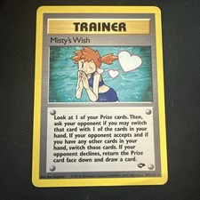 Misty's Wish - 108/132 Rare Gym Challenge - NM Pokemon TCG on eBay