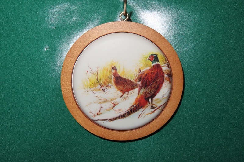 Hallmark 1984 Ring Necked Pheasant Vtg 3rd Wildlife Collection Series Ornament