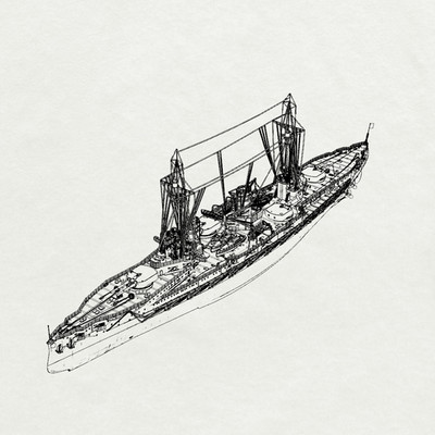 MRY-SFW 190 1/600 German SMS Von der Tann battlecruiser 3mm