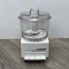 Cuisinart Mini-Prep Food Processor 2 Speed DLC-1TX Type 21 White - Clean & Works