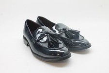 Franco Sarto Carolynn Low Women's Navy Patent Syntehtic Loafers 9.5M FS