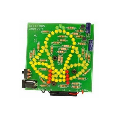MONTIERT Animierte Glocke mit 83 blinkenden LEDs mit Akku 9-12V