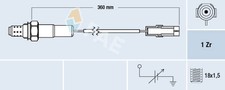 FAE Lambdasonde Sensor Abgassteuerung 77101 für OPEL CORSA LANOS NEXIA SUZUKI CC