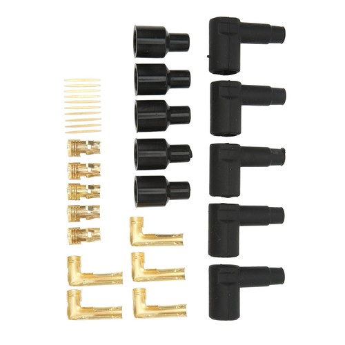 New 30PCS Spark Plug Coil Wire Boot Black Rubber Material Terminal Kit Fits For - Picture 13 of 23
