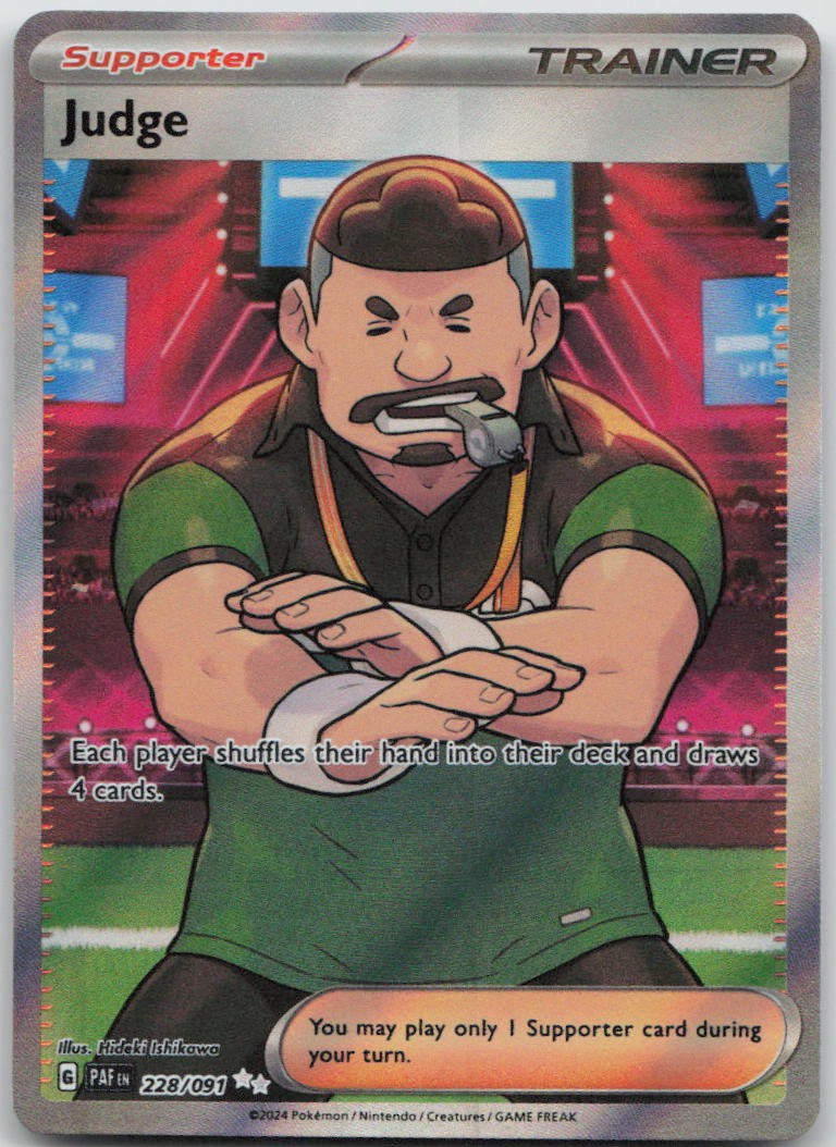 Judge Holo Ultra Rare SV: Paldean Fates 228/091 NM