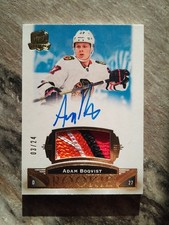 Adam Boqvist Rookie Patch Auto /24 2019-20 The Cup UD