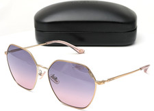 Coach Sunglasses HC 7132 933116 Shiny Rose Gold Frames w/ Gradient Lenses 58mm