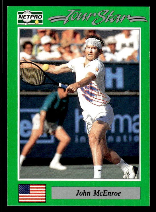 John McEnroe 1991 NetPro Tour Stars RC #9 ESE