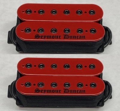 Seymour Duncan  Black Winter Blackened Humbucker Set~Red~16.6k-B 13k-N~USA~New