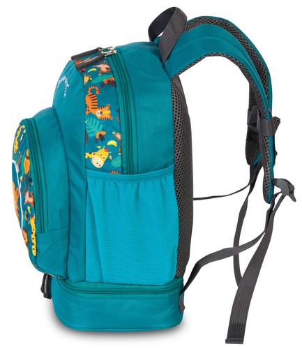 Fabrizio Kinderrucksack Kindergarten Brustgurt Extra Bodenfach Tiere LKW - Bild 24 von 27