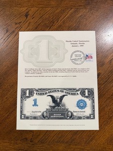 BEP Money Numismatic Souvenir Card B192 - Visitor Center Cancel