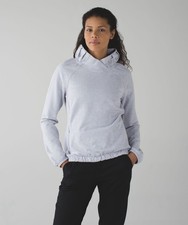 Lululemon After All Pullover French Terry Sweatshirt Heathered Cool Breeze