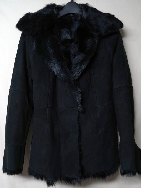 PECA Genuine Fur Double Face Patchwork Shearling … - image 1