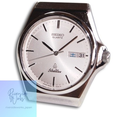 SEIKO Silver Wave Asahi Thin 5933 Vintage Quartz Serviced