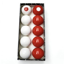 2-1/8" Regulation Bumper Pool Balls Set, Durable Polyester Resin Billiard Bal...