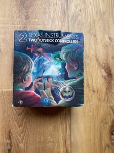 Vintage Texas Instruments Two Joystick Controllers 1983 Complete in Box PHP-1100