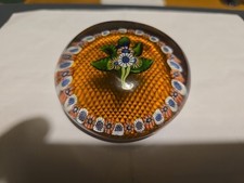 Antique French St Louis millefiori Nosegay Glass Paperweight 