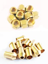 Model Engineering/Live Steam fitting Model Pipe Cones and Union Nuts to suit.