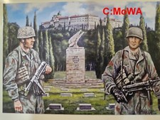 Postkarte (German paratroopers tribute), Wehrmacht, Gr&uuml;ne Teufel, Luftwaffe