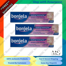 Image of 3x BONJELA Soothing Teething Gel – 15ml Each (For 6+ Months) – Brand New