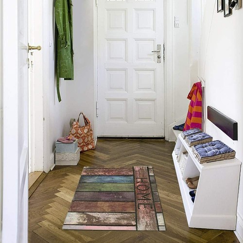 Welcome Home Mat for Front Door Entrance Non Slip Rubber Mat Heavy Duty Doormat - Picture 5 of 7