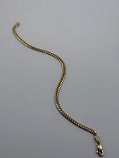 14K Solid Gold Monaco Bracelet -8 Inch Heavy Bracelet for unisex men and woman