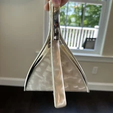 Art Nouveau WMF “Ikora” Art Deco Table Sweeper, Set of 2 Parts-Silver plated