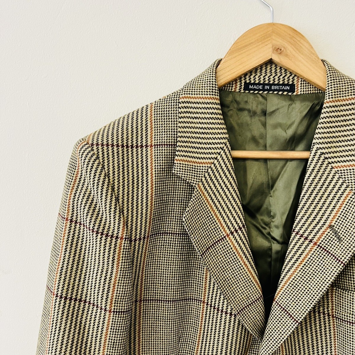 JOHN G.HARDY PURE WOOL TWEED JACKET LARGE | eBay