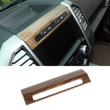 Wood Grain Interior Emergency Light Switch Cover Trim For Ford F150 15-20 Molded