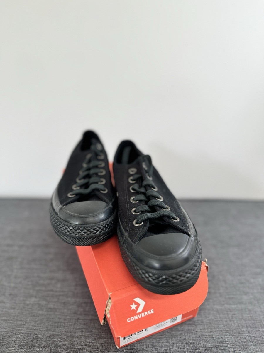 Converse Chuck Taylor All Star Ox All Black Low 5M 7W | eBay