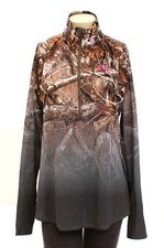 Under Armour UA Tech Camo Fade 1/4 Zip Long Sleeve Shirt Women's XL NWT