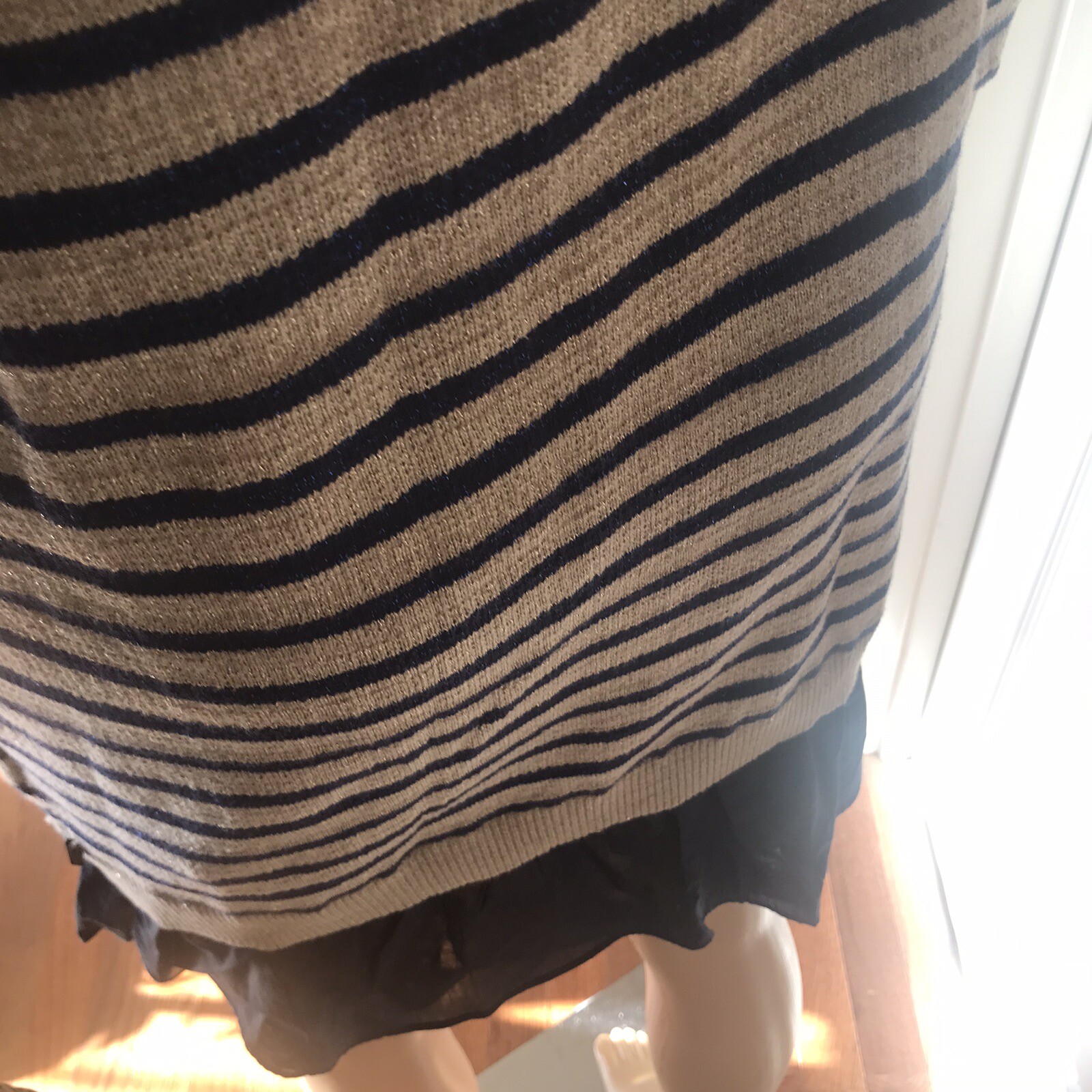 NWT Rare Scotch R’Belle Girls Stripe Shirt Sweater Dress Size 14 Retails $125 image 5