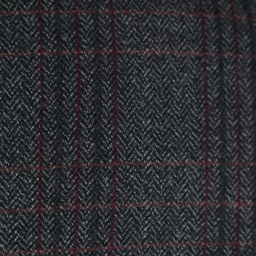 Herringbone HUGO BOSS Blazer 42R UK Size Grey Wool Sport Coat Designer Jacket - Picture 6 of 13
