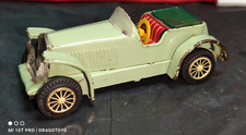 VINTAGE ALFA ROMEO TOY CAR JAPAN FRICTION POWERED ORIGINAL PLASTIC METAL RUBBER