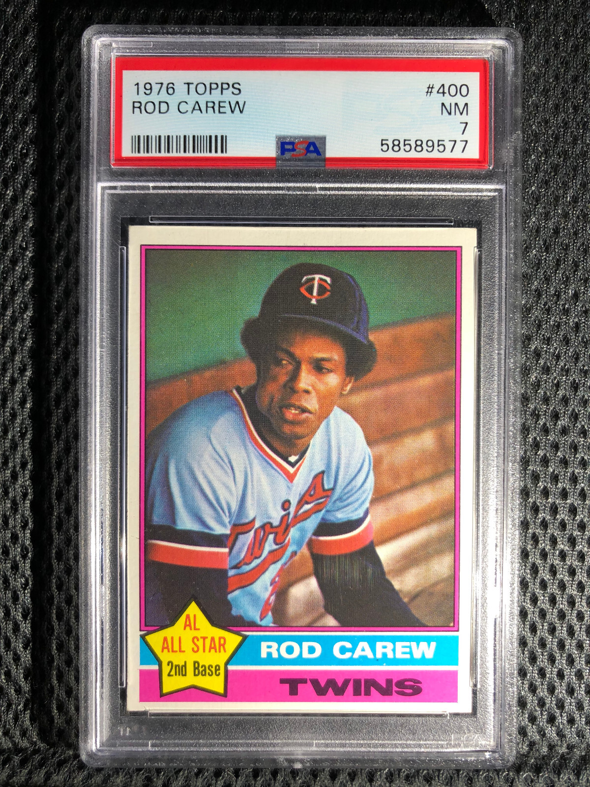 1976 TOPPS #400 ROD CAREW HOF PSA 7 NM TWINS