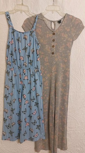 Girls Jumpsuit - Wonder Butterfly & Art Class Floral - 2 Pieces - Pre-owned-...