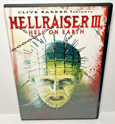 Hellraiser III * Hell on Earth * (DVD) Pinhead Horror Clive Barker