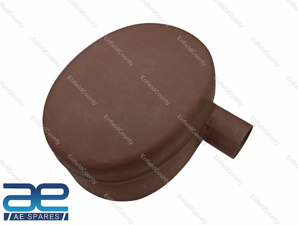 FüR Royal Enfield FrüHe Modell Raw Oval Luftfilterkasten Komplett Gec-image