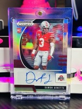Panini Prizm Draft Picks Rookies Silver Prizm Auto #194 Damon Arnette (AU, RC)