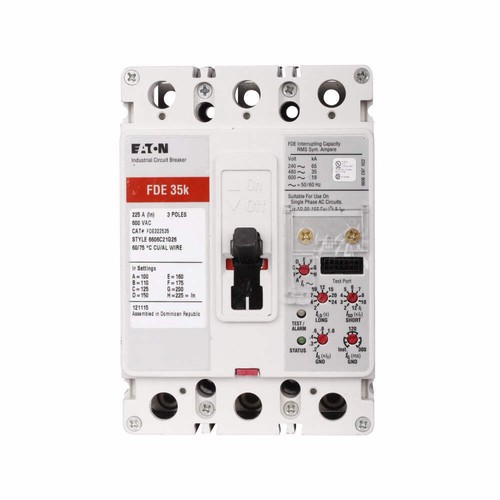 FDE322532 - Schneidhammer zum Anschrauben 480V 225A 3 polig Leitungsschutzschalter 35kA@480V