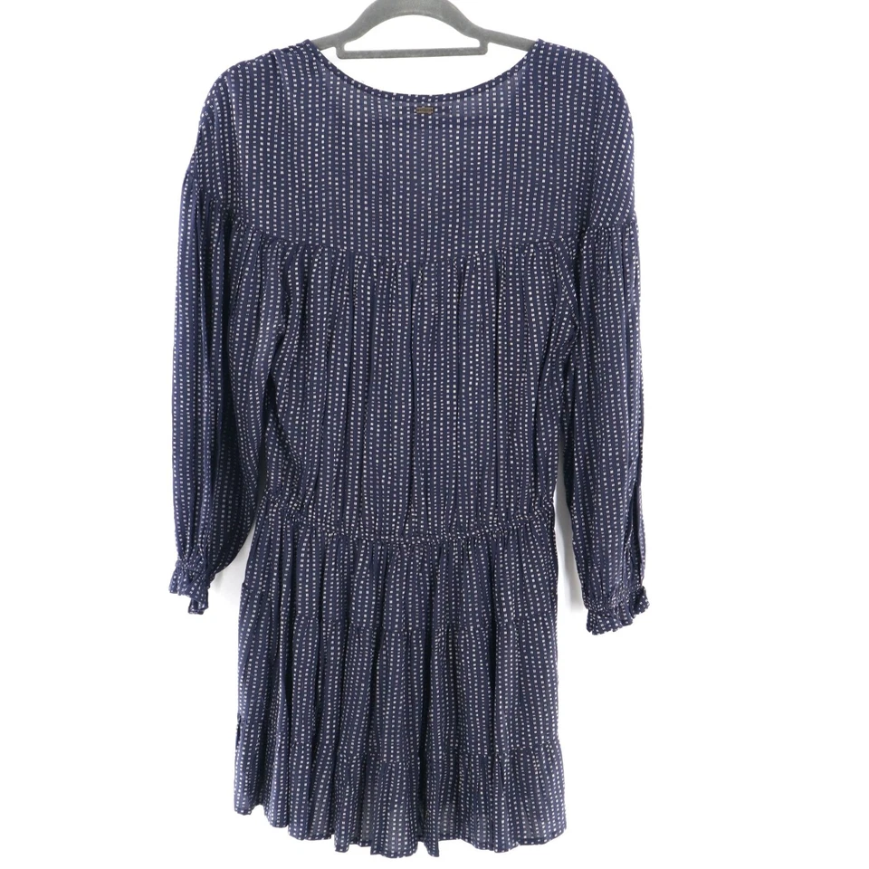 Mini Vestido O'Neill Amaryn Para Mujer M Azul Cottage Grannycore Boho Informal Comodidad Foto 4 de 4