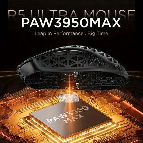 ATTACK SHARK R1 49g PixArt PAW3311 Gaming Sensor, BT/2.4G Wireless/Wired Mouse - Picture 10 of 18