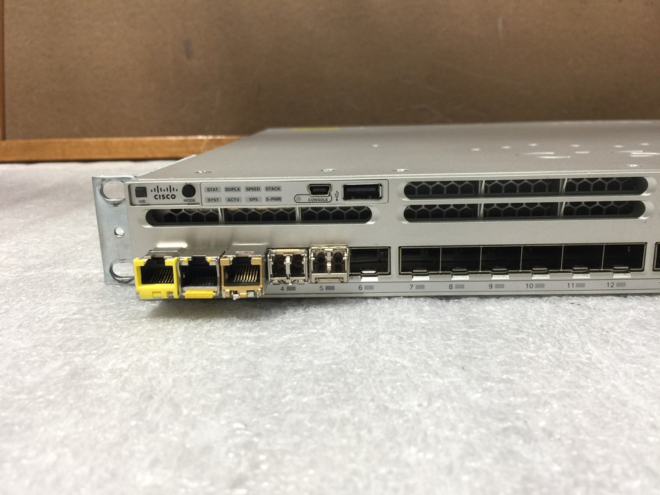 Cisco Catalyst 3850 XS WSC385024XSS V02 10G SFP+ Switch *TESTED AND