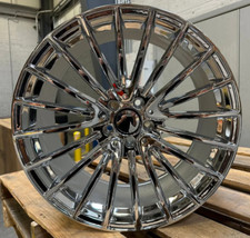 4 Pcs 19 Chrome Wheels For Mercedes S500 S550 E320 Glc Glk Gls 19x8.5 19x9.5